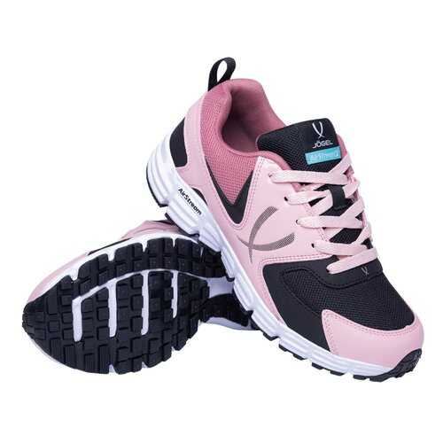 Кроссовки Jogel Airstream 2.0, pink/black, 36 EU в Спортмастер