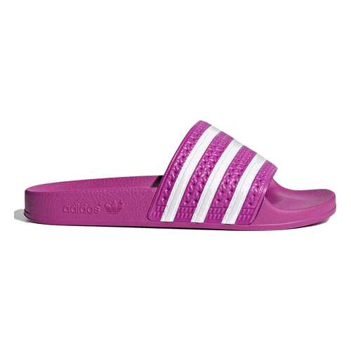 Шлепанцы Adidas Adilette, vivid pink, 7 UK в Спортмастер