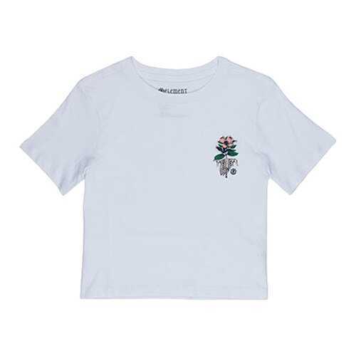 Футболка Element Optimist Crop, white, XS INT в Спортмастер