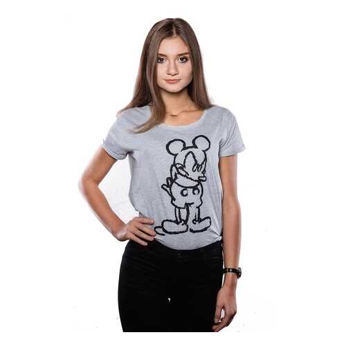 Футболка Good Loot Disney Angry Mickey, серый, L INT в Спортмастер