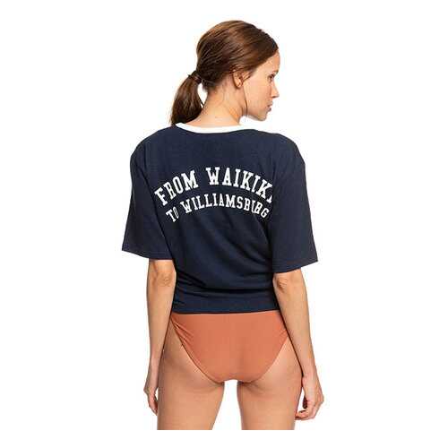 Футболка Roxy Waikiki Soul, dress blues, XS INT в Спортмастер