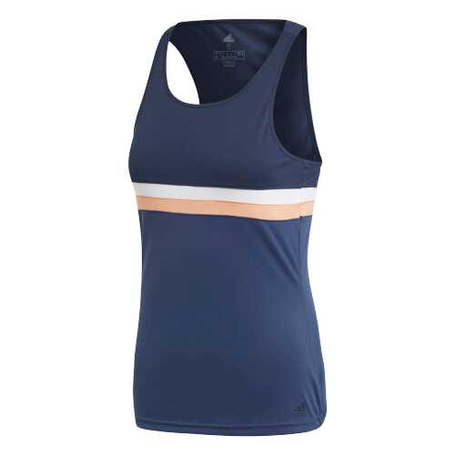 Майка Adidas CE0378, синий/белый/оранжевый, XS INT в Спортмастер