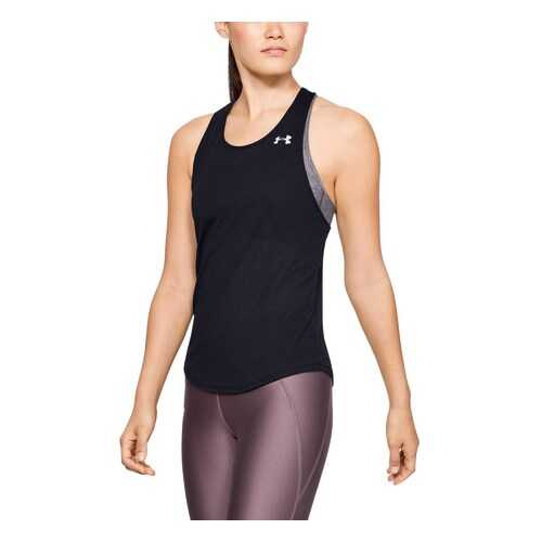 Майка Under Armour Streaker 2.0 Racer, 001 черная, XL в Спортмастер