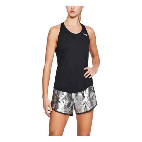 Майка Under Armour Swyft Racer, 001 черная, XS в Спортмастер