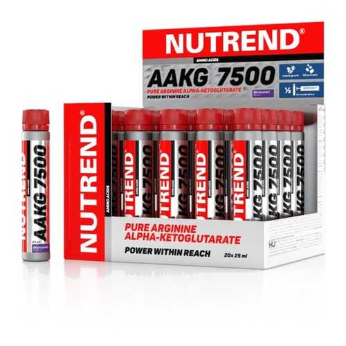 Аминокислоты NUTREND AAKG 7500 (20 фл х 25 мл) черная смородина в Спортмастер