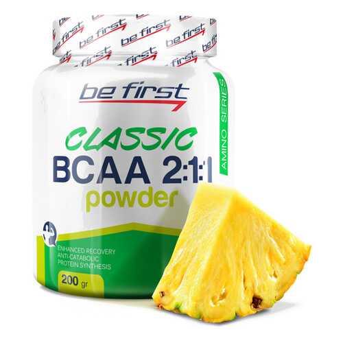 Be First BCAA Classic Powder 200 г ананас в Спортмастер