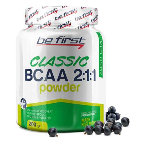 Be First BCAA Classic Powder 200 г черная смородина в Спортмастер