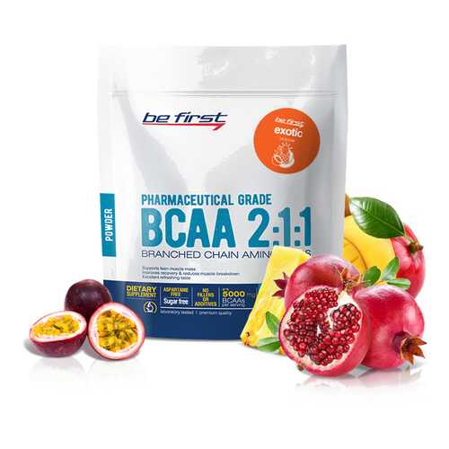 Be First BCAA Powder 450 г экзотик в Спортмастер