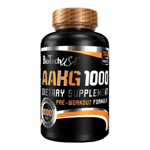 BioTech AAKG 1000 100 таблеток без вкуса в Спортмастер