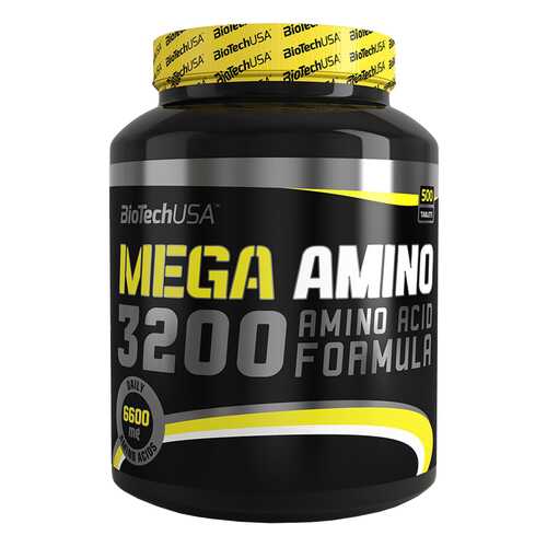 BioTech Mega Amino 500 таблеток без вкуса в Спортмастер