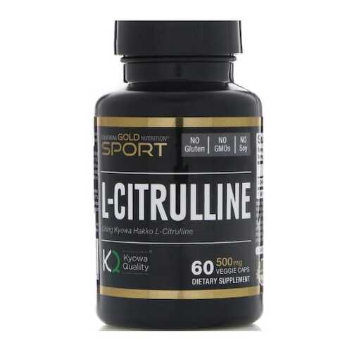 California Gold Nutrition L-Citrulline 60 капсул без вкуса в Спортмастер