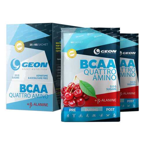 Geon BCAA Quatro Amino 150 г вишня в Спортмастер