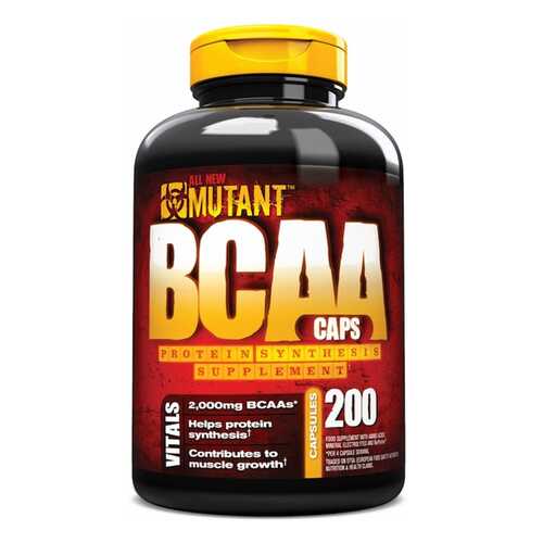 Mutant BCAA 200 капсул без вкуса в Спортмастер