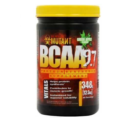 Mutant BCAA 9.7 348 г зеленое яблоко в Спортмастер