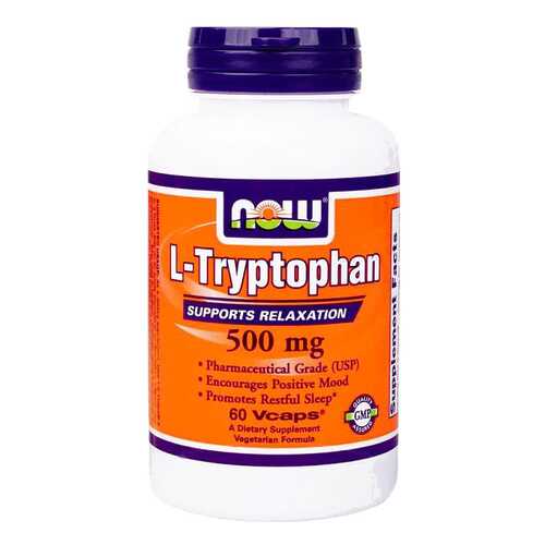 NOW Sports L-Tryptophan 120 капсул без вкуса в Спортмастер