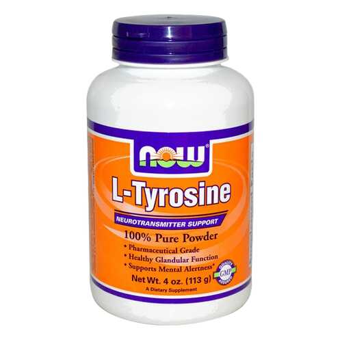 NOW Sports L-Tyrosine Powder 113 г без вкуса в Спортмастер