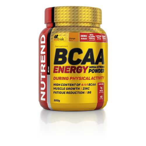 Nutrend BCAA Energy Mega Strong 500 г апельсин в Спортмастер