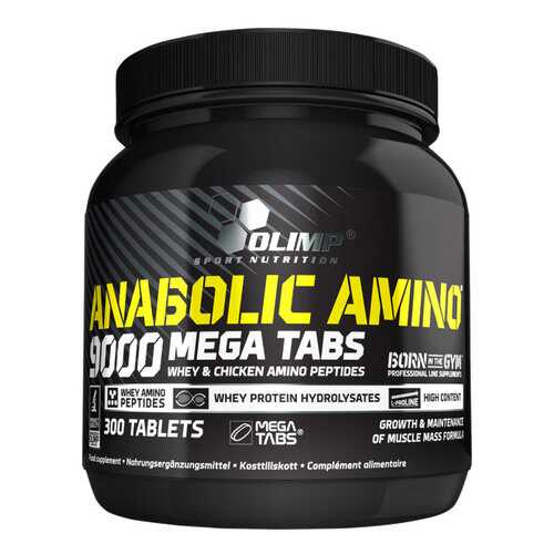 Olimp Anabolic Amino 9000 300 таблеток без вкуса в Спортмастер