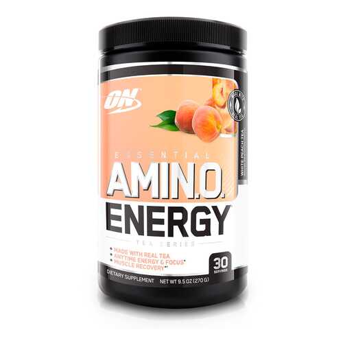 Optimum Nutrition Amino Energy Tea Series, 270 г, вкус: белый персиковый чай в Спортмастер