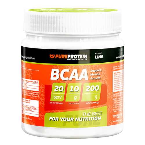PureProtein BCAA 200 г апельсин в Спортмастер