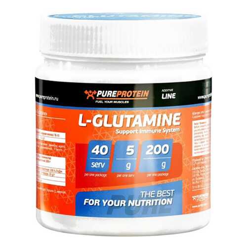 PureProtein L-Glutamine 200 г апельсин в Спортмастер
