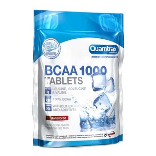 Quamtrax Nutrition Аминокислоты Quamtrax BCAA 1000, 500 таб в Спортмастер