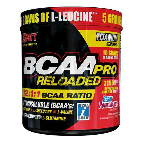 SAN BCAA Pro Reloaded 114 г гранат в Спортмастер