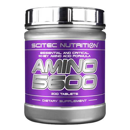 Scitec Nutrition Amino 5600 200 таблеток без вкуса в Спортмастер