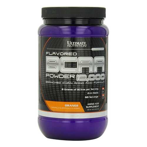 Ultimate Nutrition BCAA 12000 457 г апельсин в Спортмастер