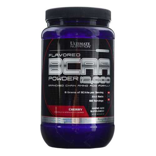 Ultimate Nutrition BCAA 12000 457 г вишня в Спортмастер
