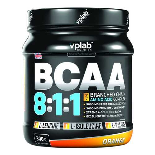 VPLab BCAA 300 г апельсин в Спортмастер
