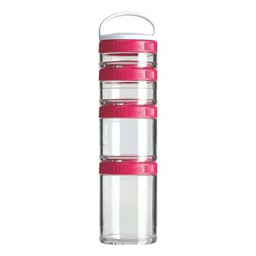 Бутылка Blender Bottle GoStak Starter 4 кам. 150 мл малиновый в Спортмастер