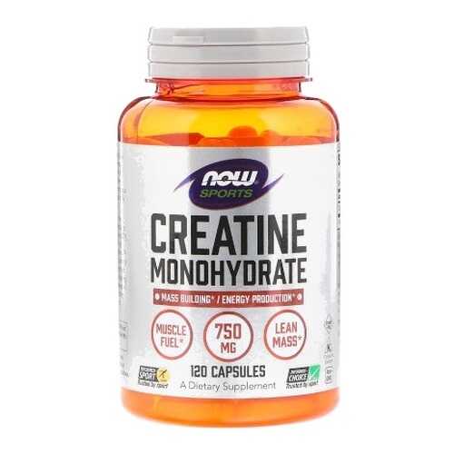 Now Creatine Monohydrate 750 мг 120 капсул в Спортмастер