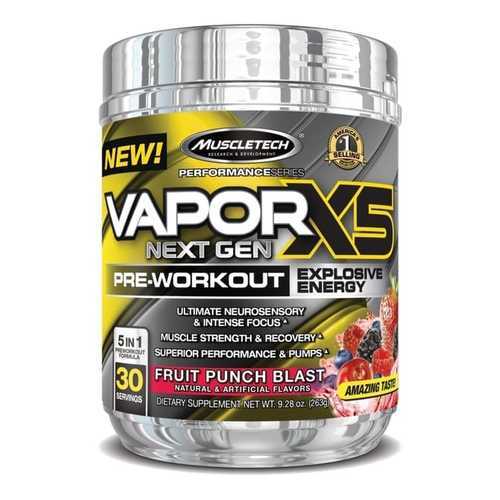 Muscletech Vapor X5 Next Gen 228g (228 г), Фруктовый пунш. в Спортмастер