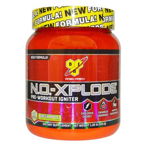 Предтренировочный комплекс BSN No-Xplode 3.3 1110 г яблоко в Спортмастер