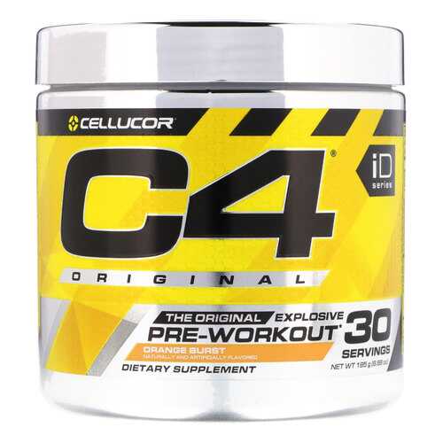 Предтренировочный комплекс Cellucor C4 Original 180 г, Orange Burst в Спортмастер