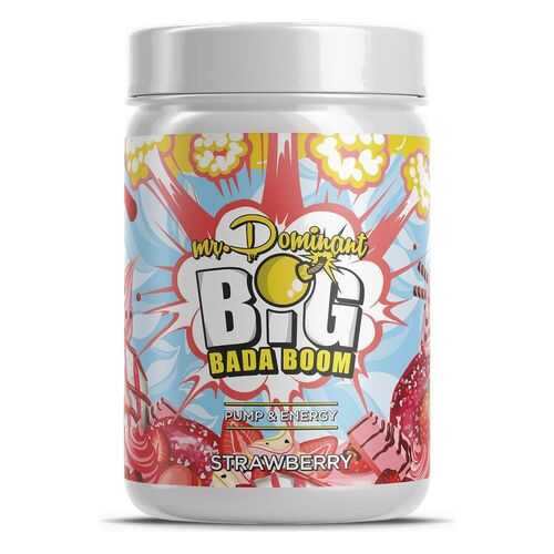 Предтренировочный комплекс Mr. Dominant Big Bada Boom 300 г клубника в Спортмастер