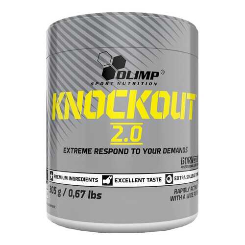 Предтренировочный комплекс Olimp Knockout 2.0 305 г груша в Спортмастер