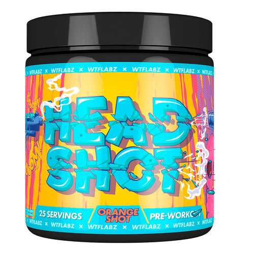 Предтренировочный комплекс WTF Labz HeadShot 387 г orange в Спортмастер