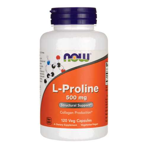 Комплексное средство для суставов и связок NOW L-Proline 120 капс. в Спортмастер
