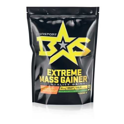 Гейнер Binasport Extreme Mass Gainer 1000 г Strawberry-Banana в Спортмастер