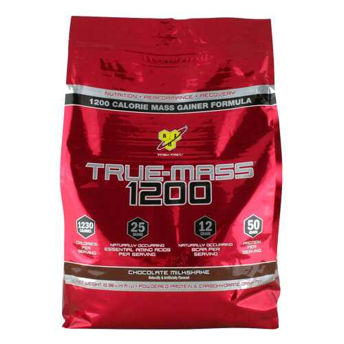 Гейнер BSN True-Mass 1200 4650 г Milk Chocolate в Спортмастер