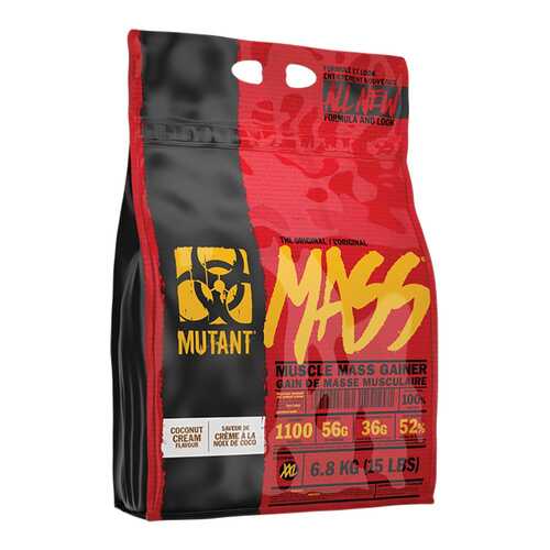 Гейнер Mutant Mass 6800 г Coconut Cream в Спортмастер