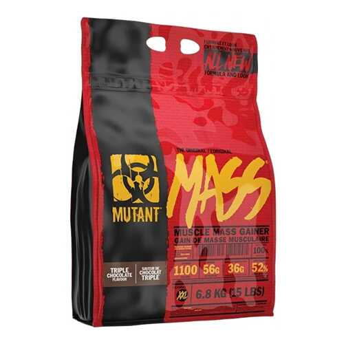 Гейнер Mutant Mass 6800 г Triple Chocolate в Спортмастер