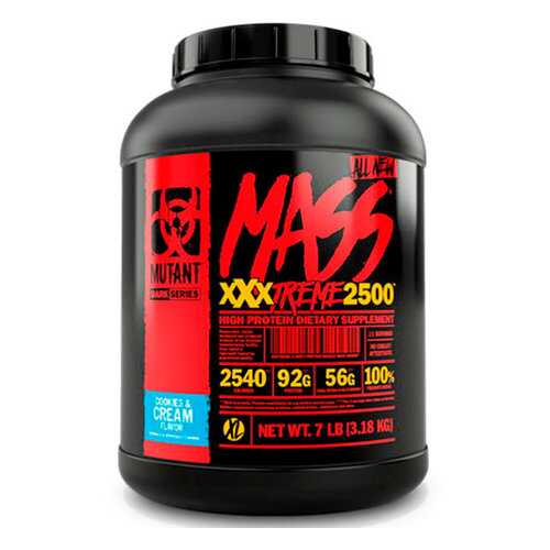 Гейнер MUTANT Mass XXXtreme 2500 Печенье крем (3,2 кг) в Спортмастер