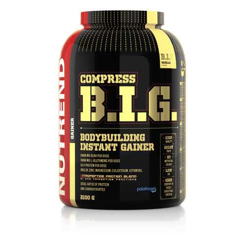 Гейнер NUTREND Compress B.I.G. (2.1 кг) ваниль в Спортмастер