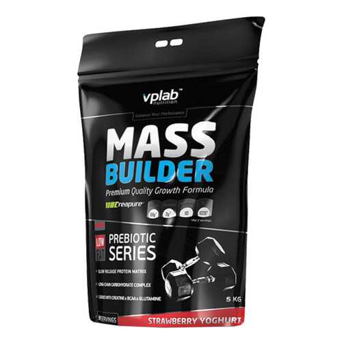 Гейнер VPLab Mass Builder 5000 г Strawberry Yoghurt в Спортмастер