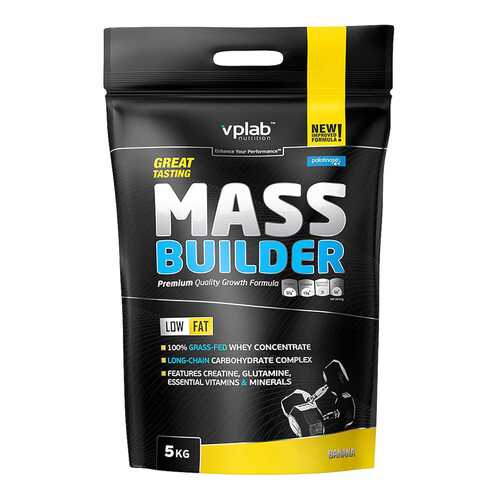 Гейнер VPLab Mass Builder - 5000 грамм, банан в Спортмастер
