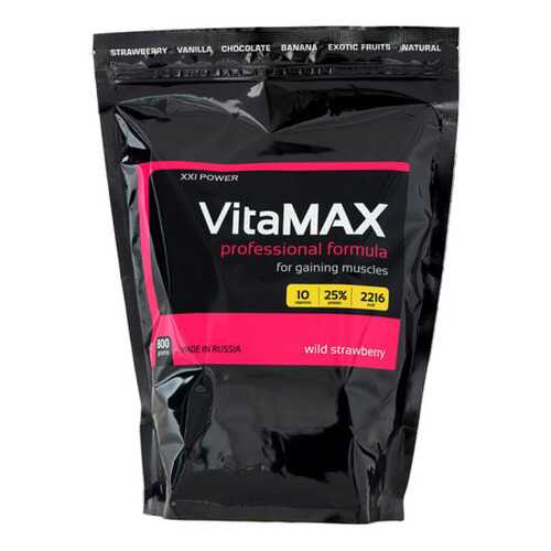 Гейнер XXI Power VitaMAX 800 г Wild Strawberry в Спортмастер
