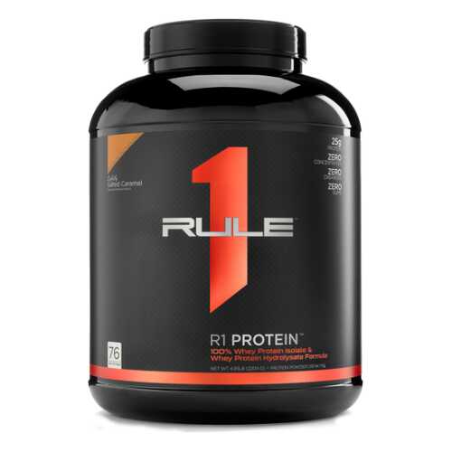 Изолят сывороточного протеина RULE ONE Protein 2290 гр (Соленая карамель) в Спортмастер